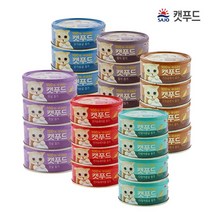[도그씨] 사조 캣푸드 로하이 90g x24개 6종 국내산 고양이캔, 로하이 캣캔 가쓰오부시, 24개