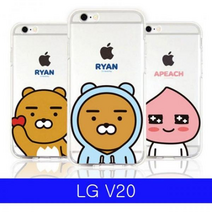 LG V20 카카오 페이스 투명젤리 F800 케이스, 튜브, 없음