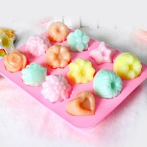 몰드몰 실리콘몰드 - 꽃가득모음 (12구)