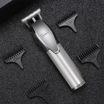 Oro Metallo Barbiere Rasatura T-lama Pro Contorno Capelli ClipperTrimmer Taglio di Capelli Rasoio, 은, CN