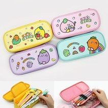 당근친구들 파우치 필통 펜 파우치 필기류 보관 캐릭터 유아 키즈 여아 어린이 초등 학생