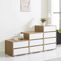 가구샘 4단 서랍장 H5264 수도권 클래식의자, 오크그레이