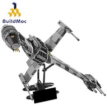 BuildMOC 조립 빌딩 블록 스타 파이터 10227 차량 UCS, 한개옵션0
