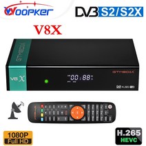 위성 TV 수신기 gtmedia v8x nova dvb s2 s2x 내장 wifi 지원 avs+ h.265 hd 1080p, 영국 플러그