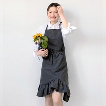 무료배송면앞치마 리넨앞치마 공방앞치마 앞치 머메이드 린넨앞치마 패브릭앞치마 러플 주방 애견미용앞치마 바리스, 상세페이지 참조