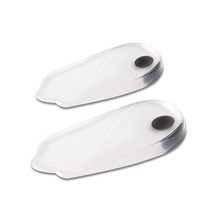 2 Pcs 실리콘 Insoles Orthotics X/o 형 다리 교정기 발 뒤꿈치 정형 안창 용 젤 베개 발 관리 안창 용 신발 패드, 투명한, 나 (26--34) s, 투명한