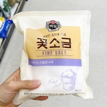 백설 꽃소금 500g x 3개, 단품, 단품