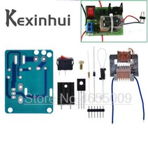 15KV 고주파 DC 고전압 점화 발전기 인버터 부스트 스텝 업 18650 DIY 키트 U 코어 변압기 스위트 3.7V