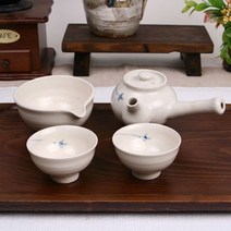 남가커머스 청화 베이지 2인 다기세트 예쁜잔 청자다기 찻잔 도자기 부부다기 전통다기 04956-50964ea, namgac 본상품선택