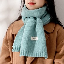 KK389 무지 남여공용 머플러 울 목도리 커플 니트 숏