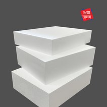 스티로폼 압축 스티로폼 조각용/미술용/흰색 스티로폼 900 x 1800 (10T - 600T), 스티로폼 3호 150T 900x1800 (1장)