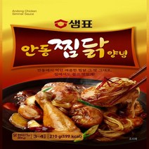 [메가마트]샘표 안동찜닭 양념 210g, 단품