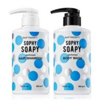 더프트앤도프트 소피소피 헤어 샴푸 500ml + 바디워시 500ml 세트, 2세트