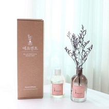 에프센트 곡물 백화점 디퓨저 250ml + 프리저브드 플라워 집들이 선물세트, 러블리피치