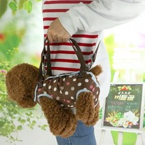 펫 강아지 개 애견 유모차 캐리어 배낭 메쉬 야외 여행 통기성 숄더 핸들 가방 작은 고양이 para, 1kg 미만, 갈색