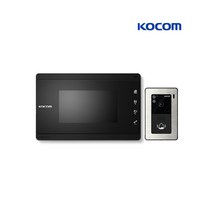 코콤 비디오폰 ASTRO KVP-70C 화이트(초인종세트), 기사설치(서울/현장에서 7만원), 비디오폰 마감판(화이트), 초인종마감판(실버)