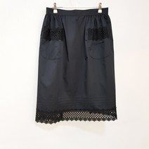 가다컴퍼니 LANVIN 랑방 아일렛 코튼레이스 에이프런 앞치마 #C536