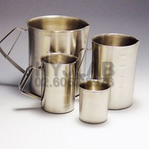 국산 스텐비커 스테인레스 비커 (손잡이 300ml)