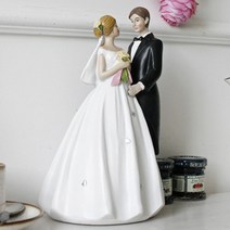 인테리어 신랑신부인형 장식소품 조각, 장식인형