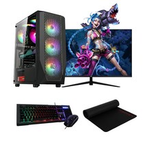 게이밍 조립 PC 컴퓨터 데스크탑 G5905 8GB 240GB 27인치 모니터 풀세트, 01. 본체만