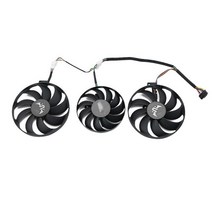 5700XT T129215SU T128010SU 7Pin 5600XT ASUS Radeon RX XT TUF X3 EVO OC 그래픽 카드 냉각 팬, 04 1Set