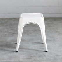 마켓비 390 빈티지스툴 1025F, 색상:화이트