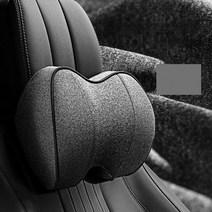 QUEES 슬로 튕김 허리 메모리폼 허리보호대 사무실 의자 허리쿠션 차량용 허리쿠션, F