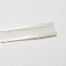선물포장리본 꽃포장리본 양면 오간디 리본 (폭 6mm 길이90m)(폭 10mm/15mm/25mm/35mm 길이 45mm), 35mm, 3(아이보리)