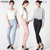 [보니알렉스] (BONNIE ALEX) 와이드 밴디드 스키니 팬츠