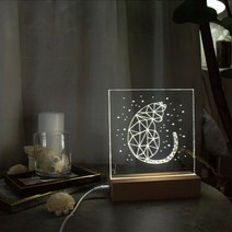 아크릴 무드등 셀프 조명 램프 만들기 미니(110×145mm/DIY)