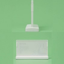 T자 가로형 아크릴 쇼케이스(20X10CM) (화이트) 아크릴표지판 공연리플렛