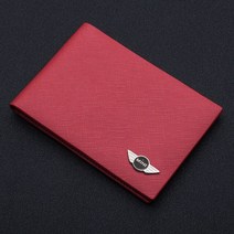 자동차 스마트폰거치대 스마트폰거치대 침대 스마트폰거치대 고급 가죽 자동차 운전 문서 자동 운전 면허증 신용 카드 가방 케이스 커버 홀더 지갑 지갑 bmw 미니 스타일, 2