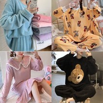 빅사이즈 수면 잠옷세트 루즈핏 극세사 잠옷세트