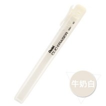 스웨이드지우개 Pentel / ZE81 연필 지우개 개폐식 재킷 PVC 안전 포함 안 함, [03] Milk White