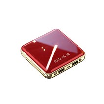 아이폰 배터리케이스미니 보조베터리 빠른 충전 휴대용 30000mAh 디지털 디스플레이 외부 배터리 손전등 삼
