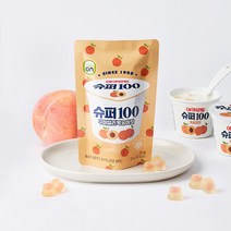 [에치와이]슈퍼100 구미젤리 복숭아 X 8개, 단품