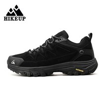 HIKEUP-가죽 야외 하이킹 신발 관광 트레킹 스니커즈 등산 트레일 조깅화 남성용 공장 아울렛