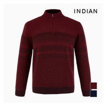 [인디안] [INDIAN] 조직감 솔리드 방풍 집업 사선배색 하프터틀 __MITBHWWA4