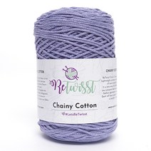 삼남뜨개실 리트위스트 체이니코튼 250g 10+1 면사 면실 혼방실 가방실 사계절실, ReTwisst Chainy Cotton, 34 라벤더블루