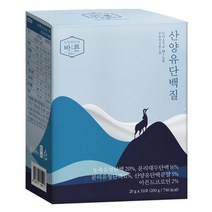 하프클럽/건강한약속 바른 산양유 단백질 프로틴 분말 보충제 쉐이크 1박스x(10포x20g), 바른 산양유 1박스(10포)