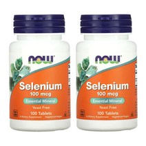 나우푸드 셀레늄 100mcg 100정 2팩