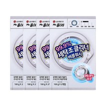 홈스타 세탁조 버블워시 100gx2포 X 4개
