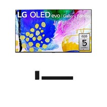 LG 97인치급 OLED evo Gallery Edition G2 시리즈 Alexa 내장 4K 스마트 TV (OLED97G2PUA 2022) GX Sound Bar with Su