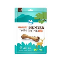 자연애 헌터본 덴탈껌 강아지간식 240g (16개입) 건조간식/육포, 사슴, 1개