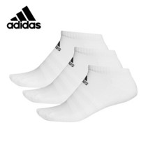 아디다스 쿠션 로우삭스 3P 발목양말 스포츠양말 DZ9384, M(26호)