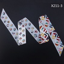 머플러 목도리 손수건 숄 실크 쁘띠스카프 스카프 120cm 길이 플라워 롱 스트립