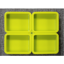 직사각형 민무늬4구 비누몰드