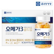종근당건강 오메가3 골드업 180p, 180정, 3개