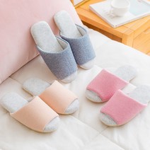 준캡 층간소음없는 발이편한 쿠션좋은 사선심플 실내화 거실화, A324)사선심플 핑크(2XL)