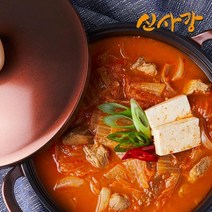 [신사강] [수원 맛집] 김치찌개 3팩 복합구성 택1 (돼지고기/김치찜/볶음김치), 선택:06_김치찜 500g 1팩 + 돼지 김치찌개 330g 1팩 (총 2팩)